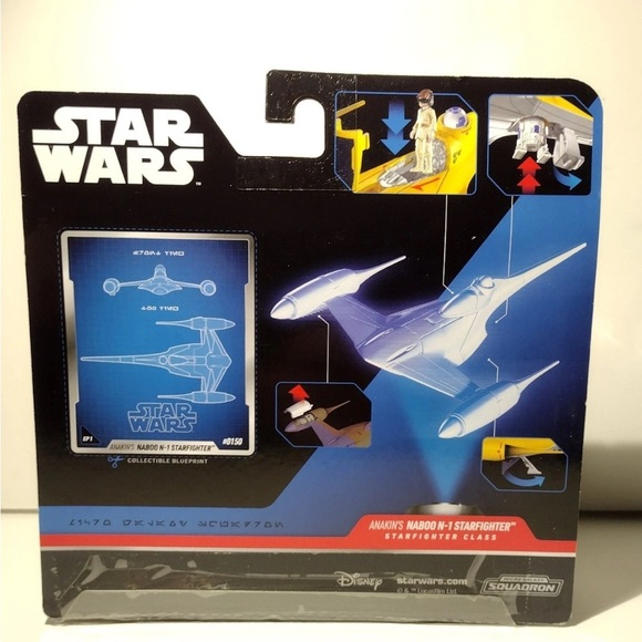 Star Wars MICRO GALAXY
SQUADRON ANAKIN'S NABOO N-1 STAR-FIGHTER™ #0150 Disney - Picture 2 of 9